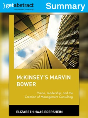 cover image of McKinsey's Marvin Bower (Summary)